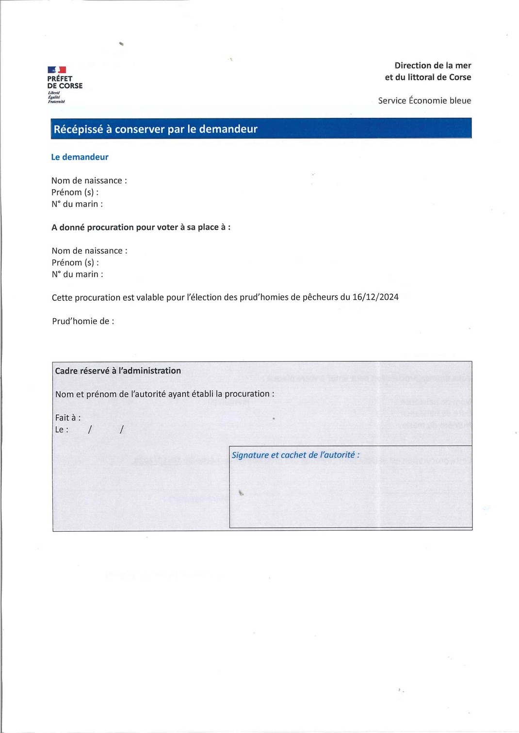 Elections Prud'homales du 16 décembre 2024