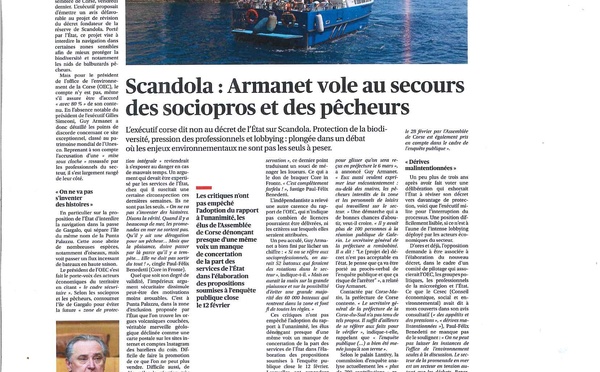 Décret de l'état sur Scandola